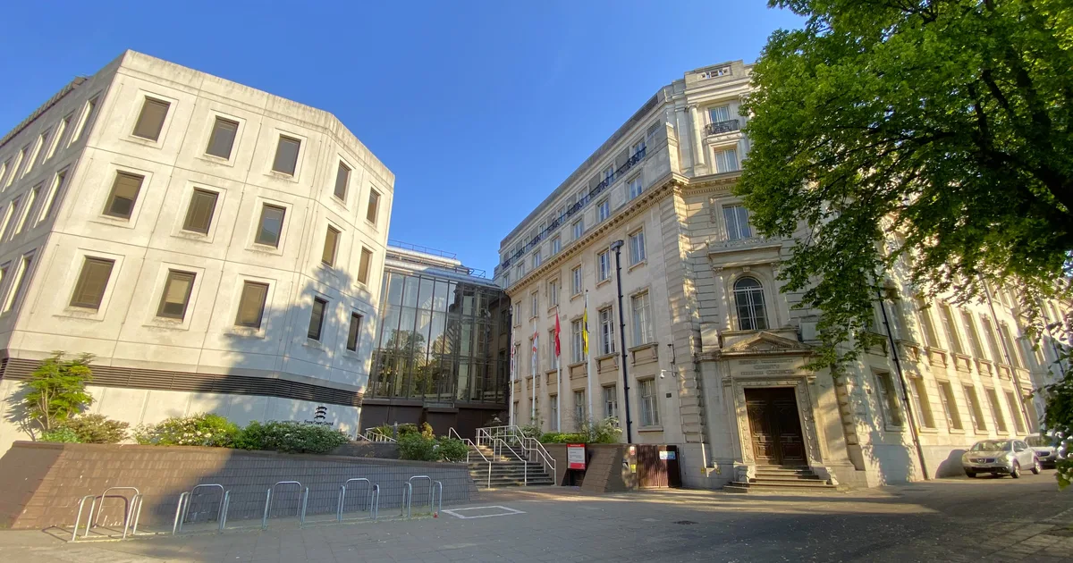 County Hall, Chelmsford, headquarters of Essex County Council.