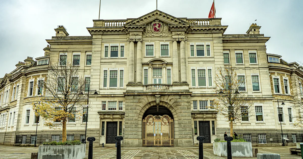 County Hall, the headquarters of Kent County Council, on County Road in Maidstone.