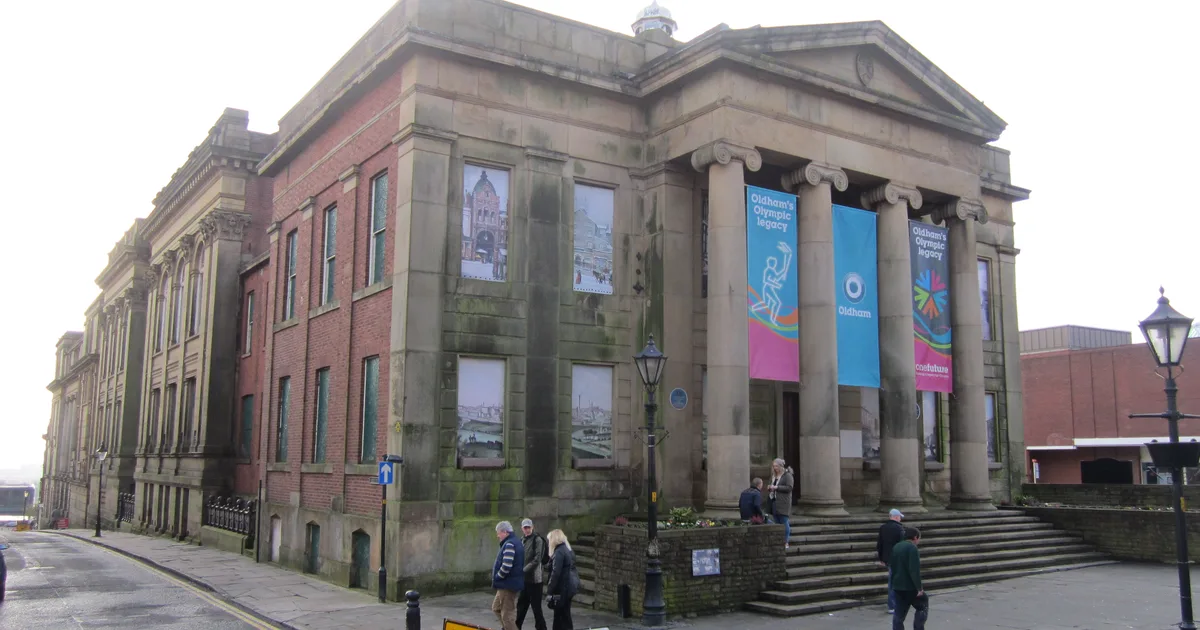 The Old Town Hall in Oldham town centre.