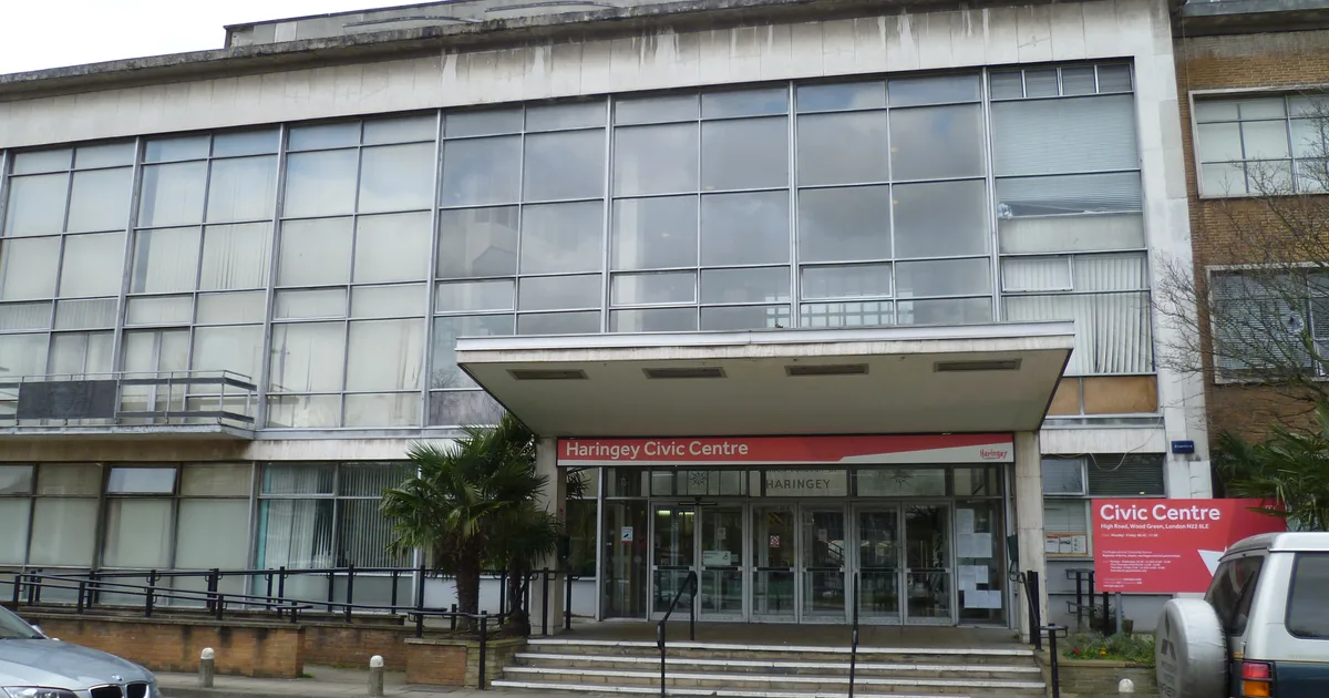 Haringey Civic Centre, Wood Green, the London borough's council headquarters.
