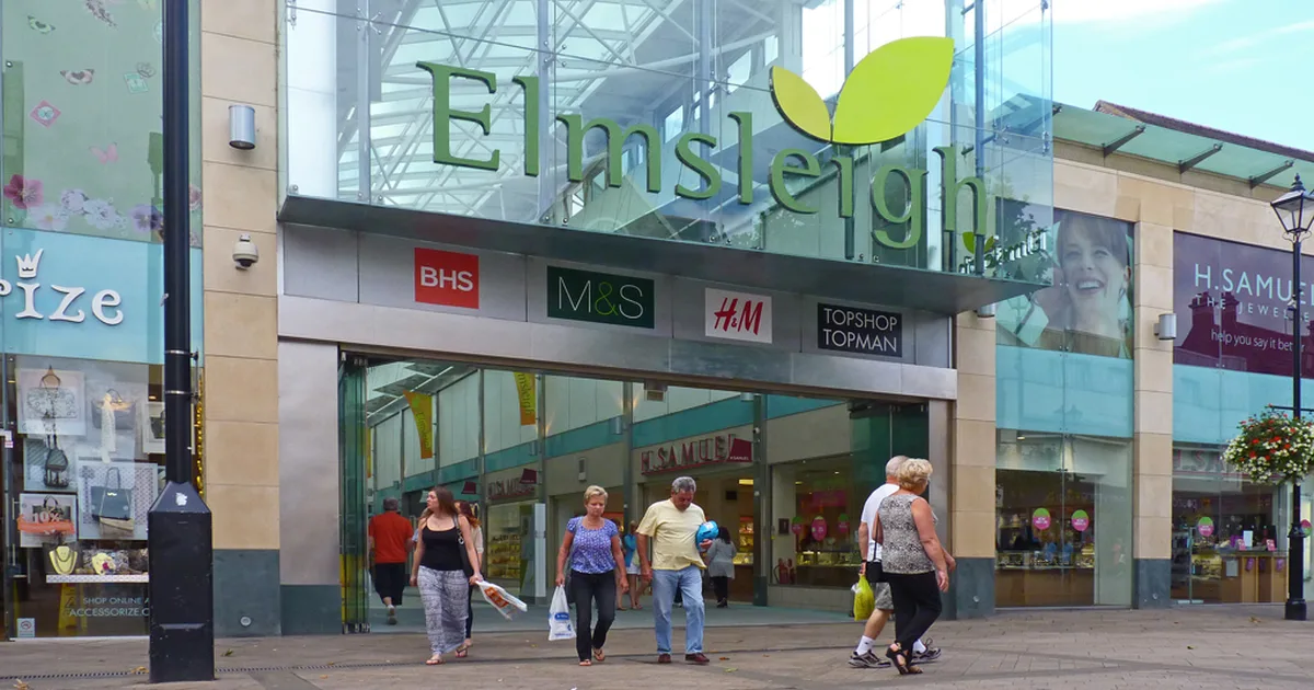 The entrance to the Elmsleigh Centre shopping centre in Staines-upon-Thames, part of the investment portfolio behind Spelthorne Borough Council's debt.